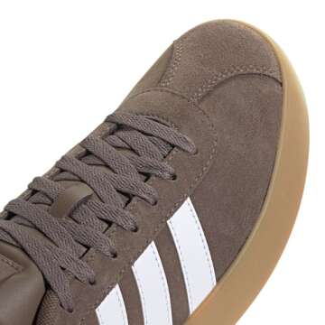 Adidas Men's Vl Court 3.0 Sneaker - Stylish Skate Shoe in Earth Strata
