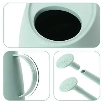 Teshee 0.48 Gallon Long Spout Watering Can for Plants