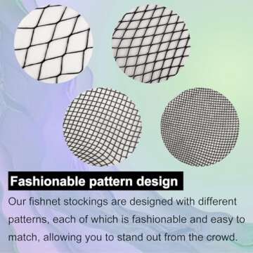 FULLSEXY Plus Size Fishnet Stockings, Fishnet Tights Thigh High Stockings Pantyhose for Women