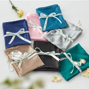 Love's Cabin Satin Pillowcase for Hair Skin Care Set