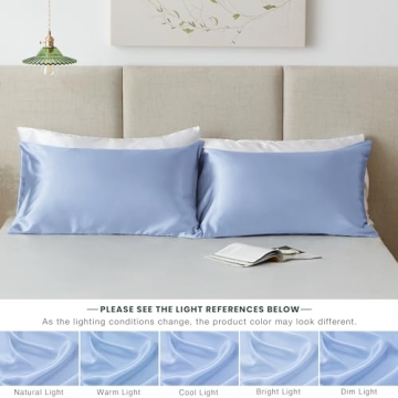 Love's Cabin Satin Pillowcase for Hair Skin Care Set