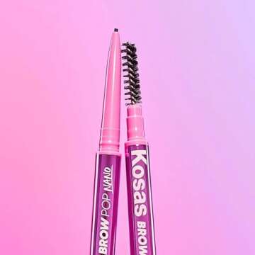 Kosas Brow Pop Nano Ultra-Fine Detailing Pencil - Soft Brown (Light brown/dark blonde)