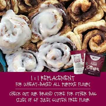 gfJules Certified Gluten Free All Purpose Flour | No Grit | Great Cup for Cup Baking Alternative to Regular Flour, Voted #1 by Gluten Free & Celiac Consumers, 4.5LB Pouch