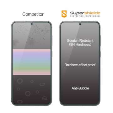 (3 Pack) Supershieldz Designed for Samsung Galaxy S24 Plus Tempered Glass Screen Protector, Anti Scr...