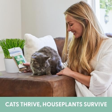 The Cat Ladies Organic Cat Grass Seed Non-GMO Great for Pets