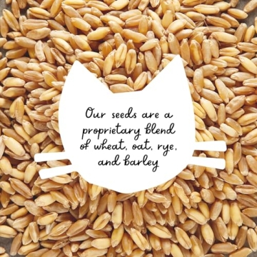 The Cat Ladies Organic Cat Grass Seed Non-GMO Great for Pets