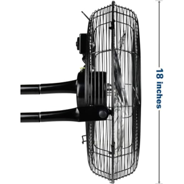 Simple Deluxe 18 Inch High Velocity Fan for Summer Comfort