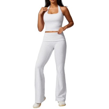 ABOCIW Women's Y2K 2 Piece Workout Set - Stylish Comfort