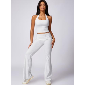 ABOCIW Women's Y2K 2 Piece Workout Set - Stylish Comfort