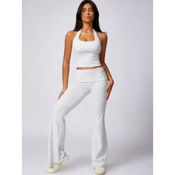 ABOCIW Women's Y2K 2 Piece Workout Set - Stylish Comfort