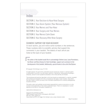 Neuroscience Education for Knee Replacement Patients