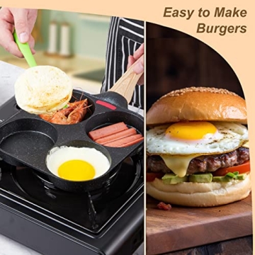 MyLifeUNIT Egg Frying Pan - Nonstick 4-Cup Breakfast Essential
