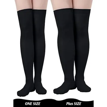 Silk Thigh High Stockings - 4 Colors for Women