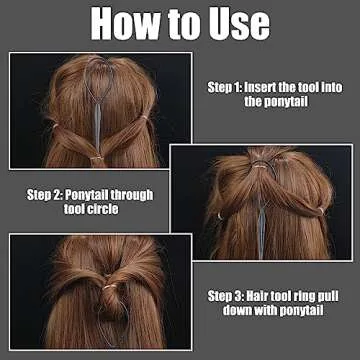 2200 Pcs Elastic Hair Bands with Hair Loop Styling Tool Set, Clear Mini Hair Bands and Black Elastic Hair Ties with Rubber Band Cutter Organizer Box Hair Accessories for Toddler Baby Girl Women