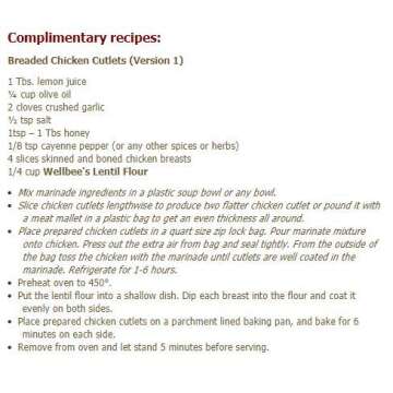 Wellbee's Red Lentil Flour, Organic, Gluten Free, Vegan, SCD Approved - Pre-soaked & Pre-rinsed - Flour Alternative - 1 LB - High Protein