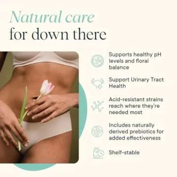 Ora Organic Prebiotics and Probiotics for Women - Lactobacillus for Vaginal and Urinary Tract Health, Contains 16 Billion CFU, 6 Strains - 1 Month Supply, 60 Vegan Probiotic Capsules