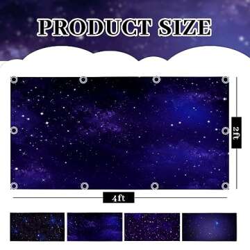 ROCEEI Pack of 4 Fluorescent Light Covers for Ceiling Lights, 4 x 2 Ft, Magnetic Light Covers for Cl...