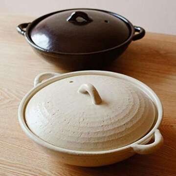 Japanese Donabe Cocer Cooking Pot for 2-3 People