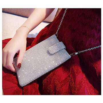 Happyera Bling Rhinestone Evening Handbag for Chic Outings