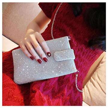 Happyera Bling Rhinestone Evening Handbag for Chic Outings
