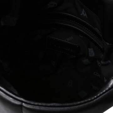 Steve Madden womens Steve Madden BRITTA Chevron Quilt Shoulder Bag, Black, One Size US