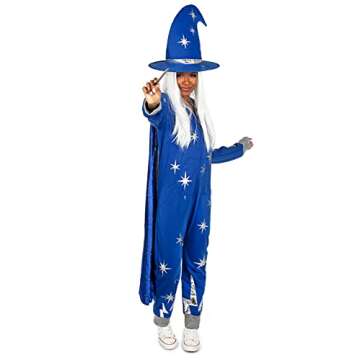 Tipsy Elves Wizard Costume for Women - Magical Sorceress Jumpsuit