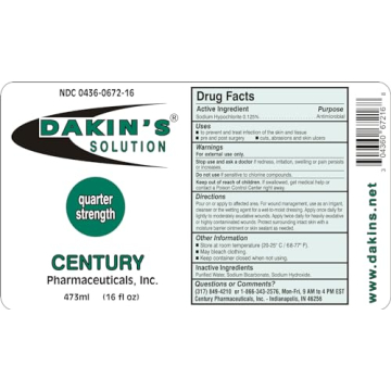 Dakin's Solution 0.125% Wound Therapy - Fast Infection Control