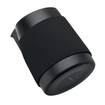 Normcore Handleless Milk Pitcher with Sharp Spout - Espresso Steaming Pitcher - 18/8 Stainless Steel Milk Frothing Jug, Black Non-Stick - Premium Barista Tools - Black - 15.2 oz (450 ml)