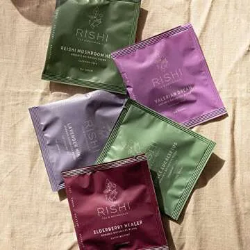 Rishi Tea Quince Eucalyptus Herbal Tea - Organic Direct Trade Sachet Bags, Caffeine Free Clarifying Breathe Botanical Blend - 15 Count (Pack of 1)