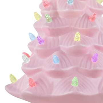 Mr. Cottontail 13 Inch LED Ceramic Easter Tree