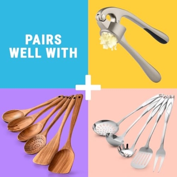 Zulay Kitchen Silicone Utensil Rest with Drip Pad - Versatile