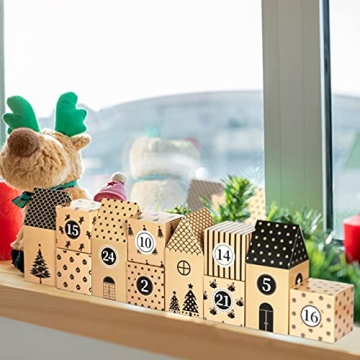 KESOTE Advent Calendar Boxes to Fill for Christmas Joy