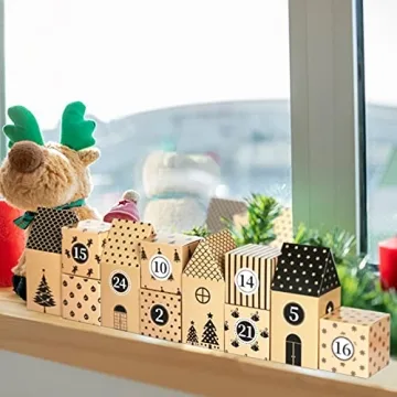 KESOTE Advent Calendar Boxes to Fill for Christmas Joy