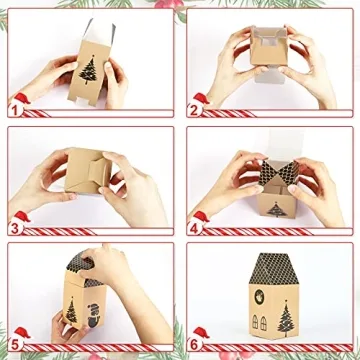 KESOTE Advent Calendar Boxes to Fill for Christmas Joy