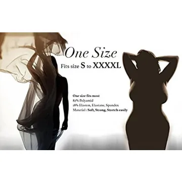 LOVELYBOBO Plus Size Sexy Bodystockings 2 Pack