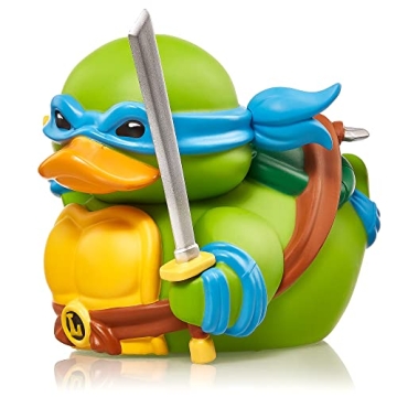 TUBBZ First Edition Leonardo Collectible Rubber Duck Figure - Adorable TMNT Merchandise for Fans