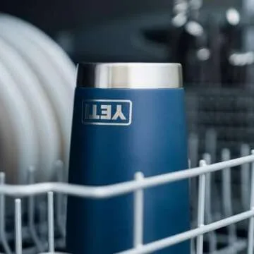 YETI Rambler 20 oz Cocktail Shaker, Stainless Steel, Vacuum Insulated, Navy