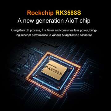 Orange Pi 5 8GB LPDDR4/4X Rockchip RK3588S 8-Core 64 Bit Single Board Computer, Development Board Run Orange Pi/Linux/Ubuntu/Debian/Android OS (8GB)