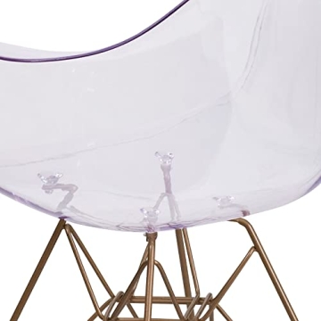 Stylish Flash Furniture Allure Transparent Side Chair