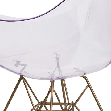 Stylish Flash Furniture Allure Transparent Side Chair