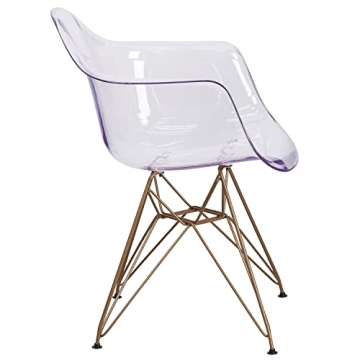Stylish Flash Furniture Allure Transparent Side Chair
