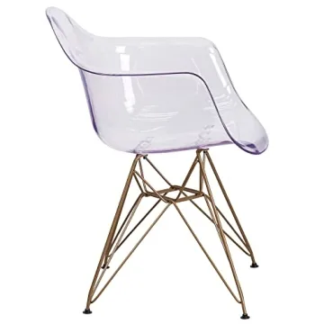 Stylish Flash Furniture Allure Transparent Side Chair