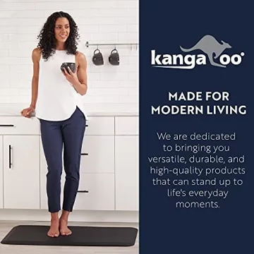 KANGAROO Ergonomic Anti-Fatigue Kitchen Mat for Comfort