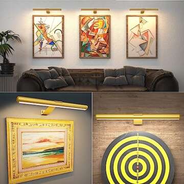 Rechargeable 16-Inch Picture Light with Remote Control