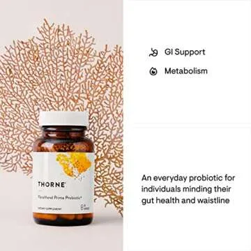 THORNE FloraMend Prime Probiotic - Shelf Stable and Stomach Acid-Resistant Probiotic Blend - 30 Capsules