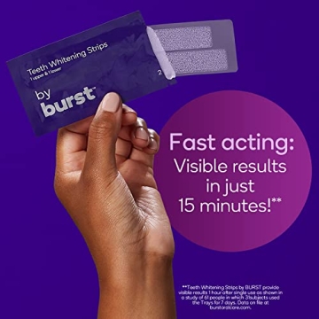 BURST Teeth Whitening Strips - Results in 15 Minutes