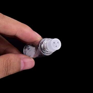 LIGONG Mini Clear 3ml Loose Powder Containers for Travel