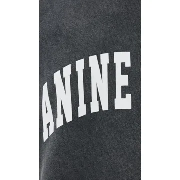ANINE BING Tyler Sweatshirt in Washed Black for Women