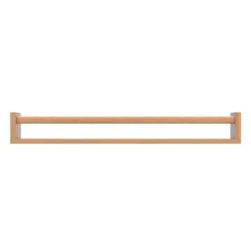 INMAN Floating Shelves, Wall Mounted Nursery Shelf-Wood Bookshelf Wall Shelves for Kitchen Spice Rack Bedroom and Living Room Baby Nursery Decor, 24 Inch,Natural