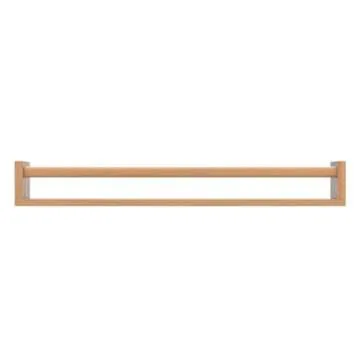 INMAN Floating Shelves, Wall Mounted Nursery Shelf-Wood Bookshelf Wall Shelves for Kitchen Spice Rack Bedroom and Living Room Baby Nursery Decor, 24 Inch,Natural